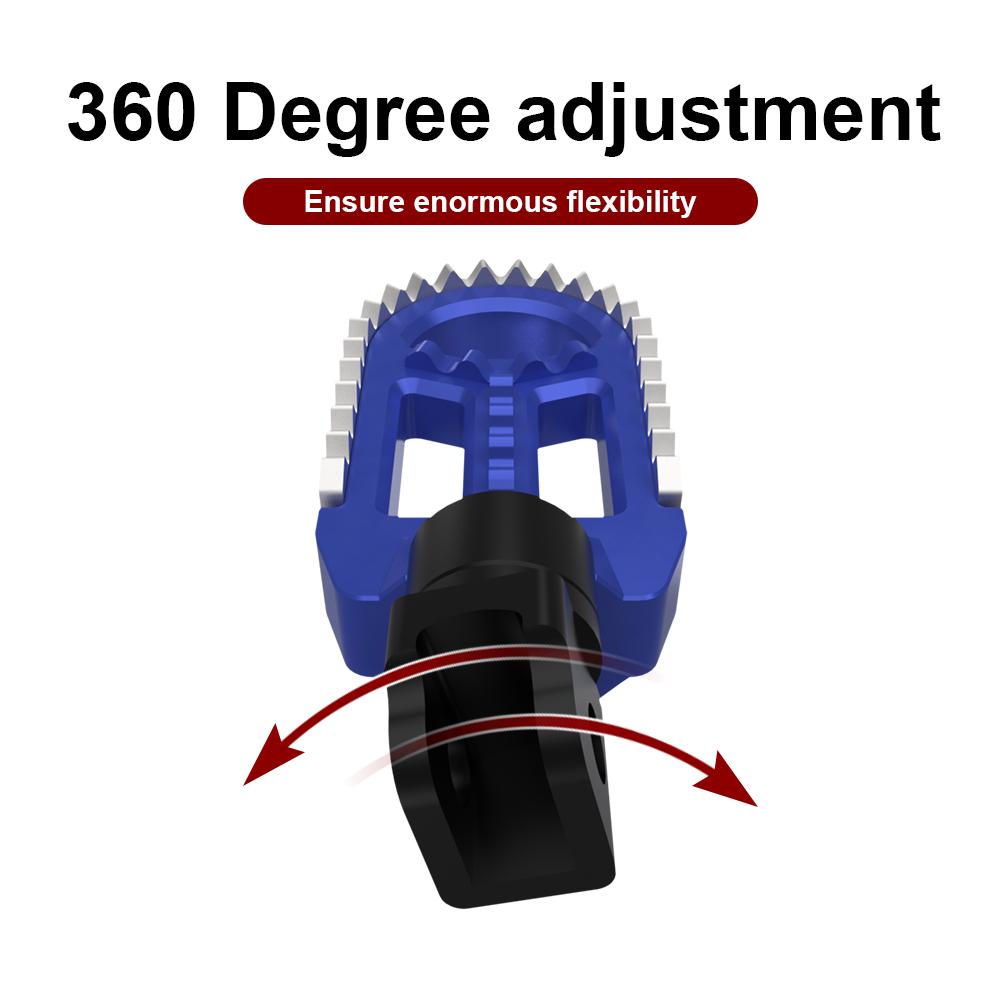 Foot Pegs Motorcycle Adjustable Footrest Footpegs Pedals For Yamaha YZ250F 2017 2018 2019 2020 YZ450F 2016 2017 2018 2019 2020