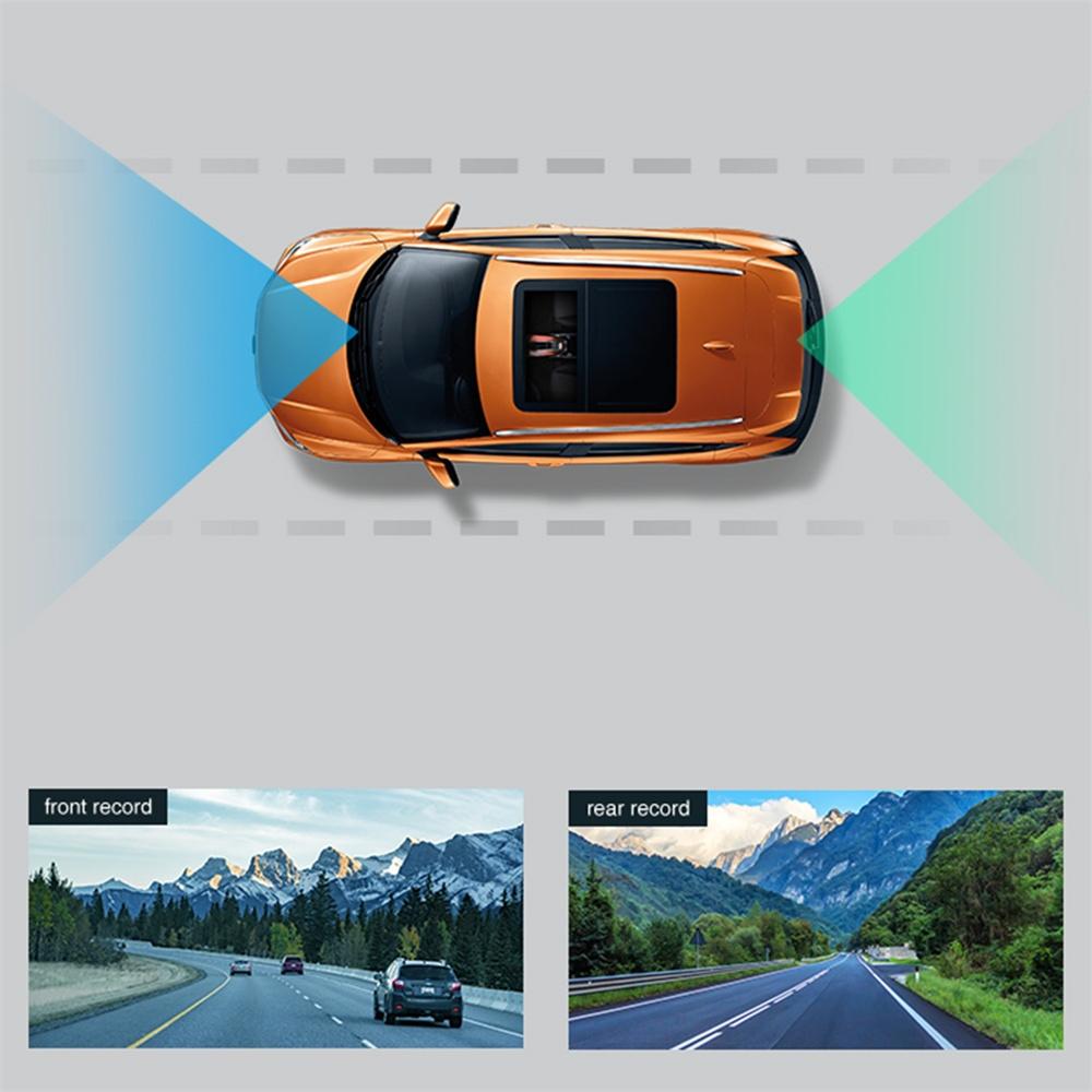 4K 2160P 3.2Inch  WIFI GPS Night Vision Dual Cams Mini Hidden Car DVR Camera Dash Cam Front and Rear AHD Parking Monitor for Car