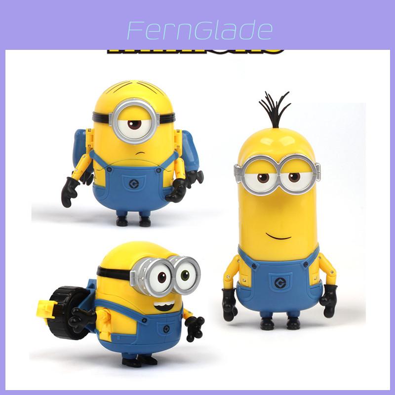 Гадкий Я Миньоны Кевин Стюарт Боб Фигурка Деформация Модель Игрушечная Машинка Соберите Всю Линию Для Максимального Экшена!