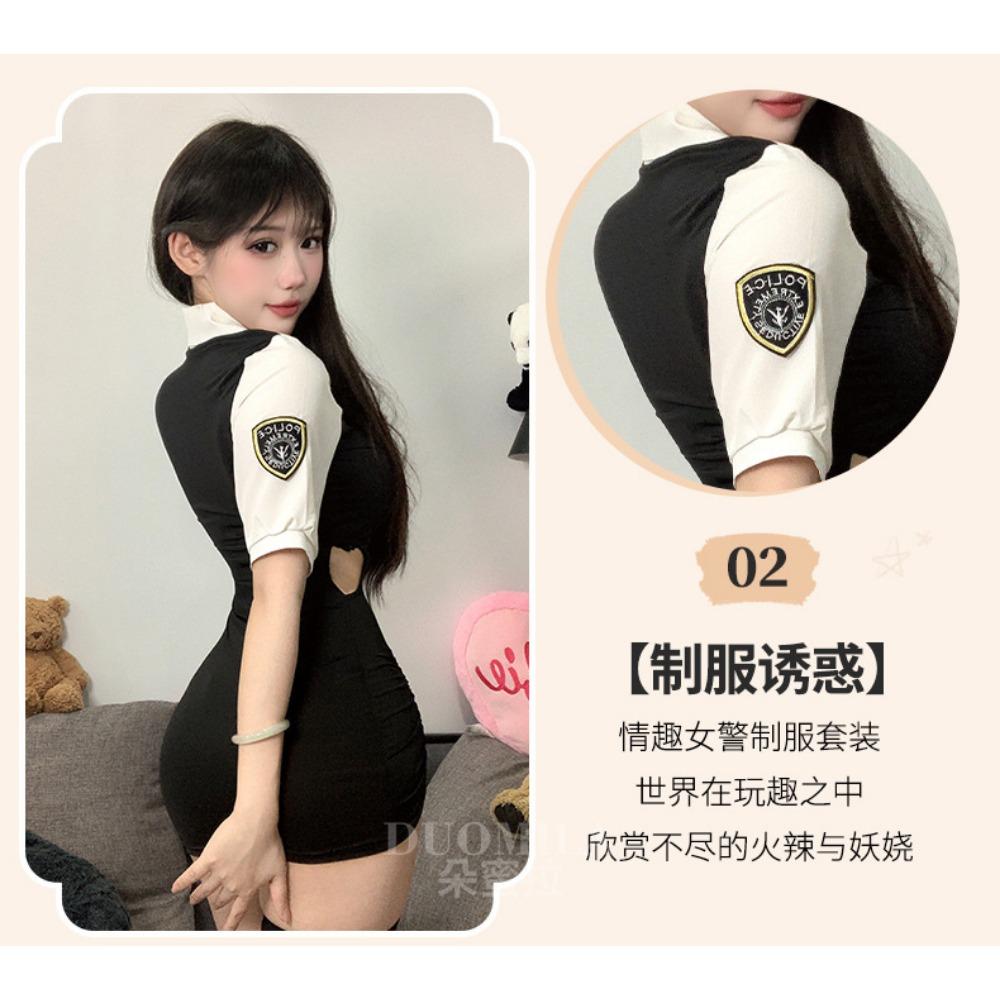 Sex Underwear Female Police Officer Free From Pure Desire OL Professional Instructor Secretary Uniform Temptation Police Uniform Pure Desire Passion T