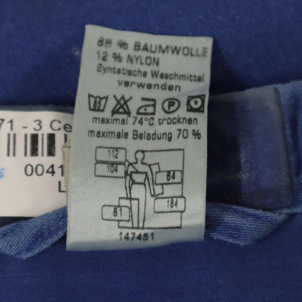 HBSCHOTZ 80-е Светоотражатель Eurowork Винтажная Рабочая куртка 56 синяя Мужская Б/У