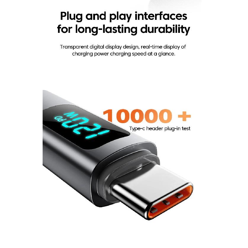 1M/2M 120W Пружинный Выдвижной USB A/C Тип C На Тип C Кабель Быстрой Зарядки Светодиодный Цифровой Дисплей ДАННЫЕ 480 Мбит/с Для Iphone15 16 Sams