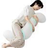 Housecover Body Pillow, Suitable for Pregnant Women (Side, Back, and Stomach Sleeping), Supports Shoulders, Neck, and Lower Back, Distributes Pressure