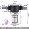 8~16мм Шланговый Фильтр Полив Орошение Предфильтр 12'' Садовый Водопроводный Шланг Соединитель Фильтр Аквариум Аквариум Водяной Насос Сетчатый Фильтр