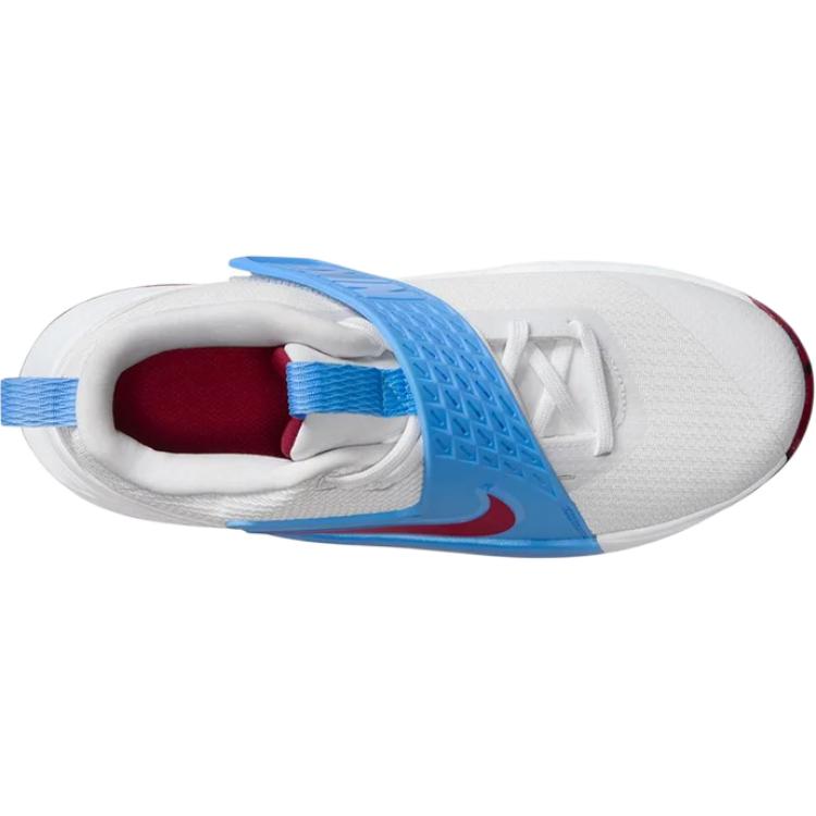 Nike Team Hustle D12 GS University Blue Team Red Kids Sneakers White Black HF6279-102