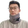 Мужской модный зимний шерстяной трикотажный шарф для шеи