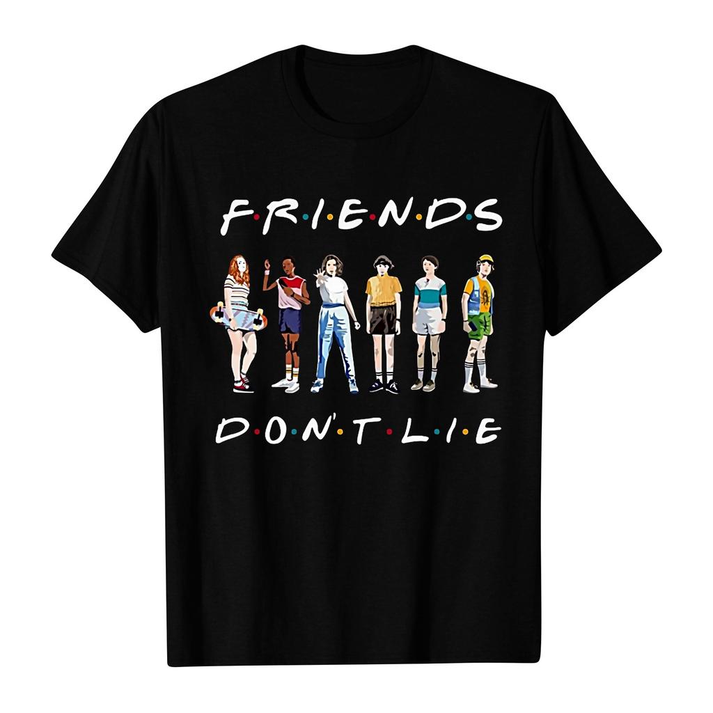 Женская и мужская унисекс модная футболка с принтом, круглым вырезом и коротким рукавом, пуловер