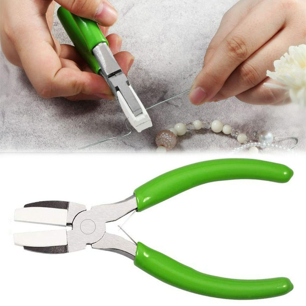 Nylon Jaw Wire Straightener Pliers Hand Tool Jewelry Making Pliers Portable Nylon Jaw Pliers