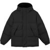 Urban Outdoor Solid Color Warm Windproof Water-Resistant Down Jacket Men Jacket Black A44PH-001