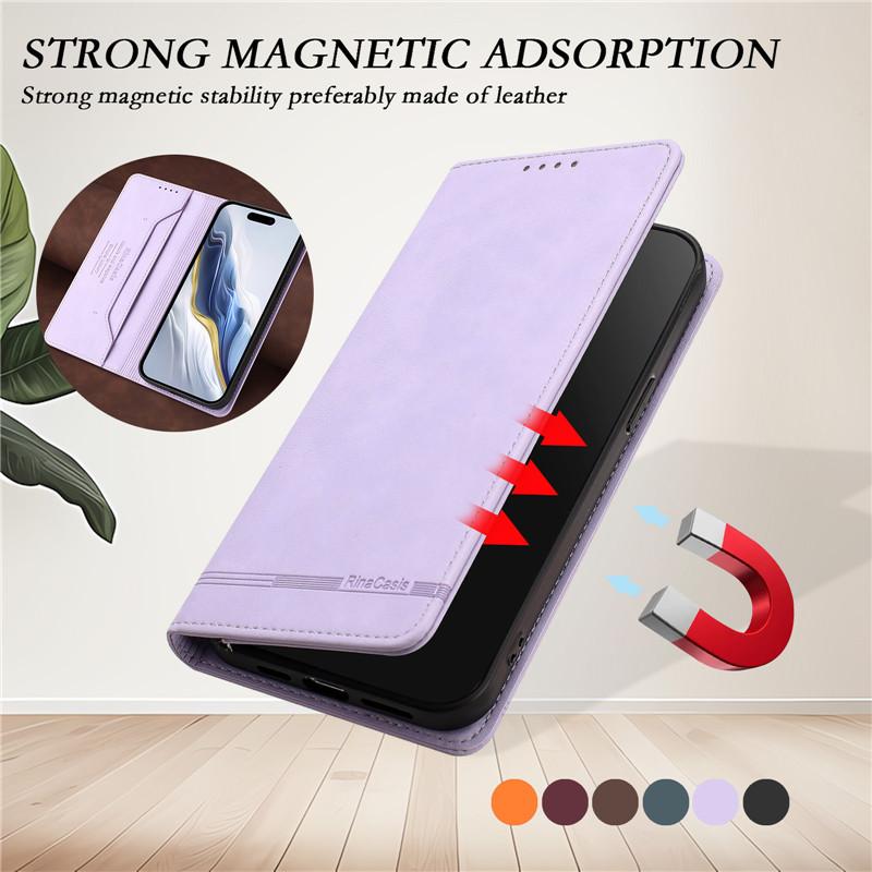 Leather Retro Anti-theft Wallet Flip Case For Samsung Galaxy A750 A7 A8 A6 2018 A5 A3 2017 Phone Cover Magnetic Hasp Card Slot