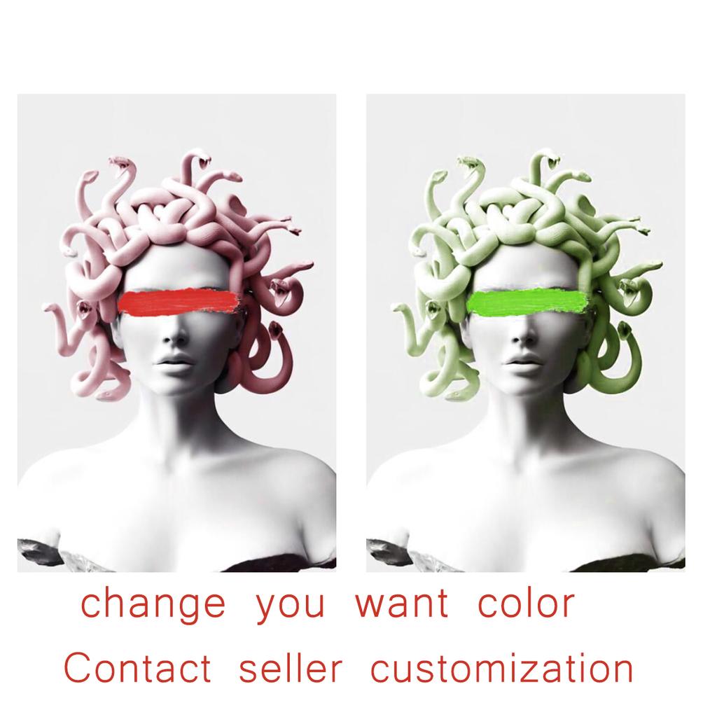 Знаменитая картина Смешной портрет Давида Скульптура Холст Живопись Настенное искусство Гостиная Спальня Фреска Декоративный плакат и принты