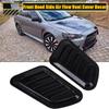 Front Hood Side Air Flow Vent Intake Scoop Hole Cover Trim Sticker Universal For Mitsubishi Lancer EVO 2008-2017 Car