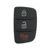 3 Button Remote Key Case Rubber Pad For Hyundai i30 i35 iX20 Solaris Verna for Kia RIO K2 K5 Sportage Folding Key