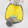 Toy Storage Bag Blocks Zip Handheld Storage and Organising Bag Large Capacity Storage Bucket Bag Multifunctional round storage bucket