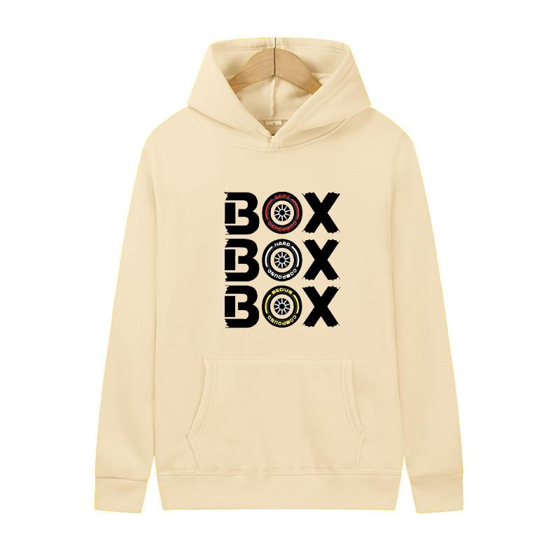 Fun BOX Print Autumn And Winter Fashion Men's And Women's Outdoor Sports Casual Men's Pullover