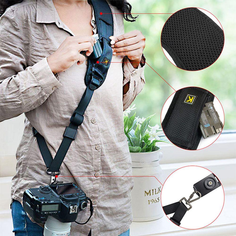 Digital Quick K Letter Fastening Camera Strap Shoulder DSLR Belt Sling Belt