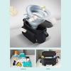 Baby Stroller Bag Organizer Bag Soild Color Mama Carriage Buggy Pram Cart Basket Hook Backpack
