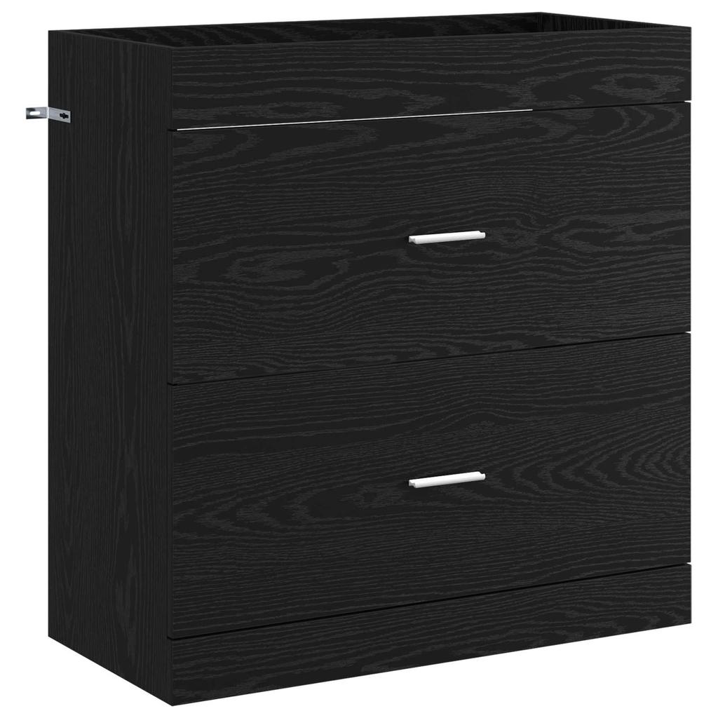 Bathroom Cabinet in Black Oak 78.5 x 37.5 x 81 cm