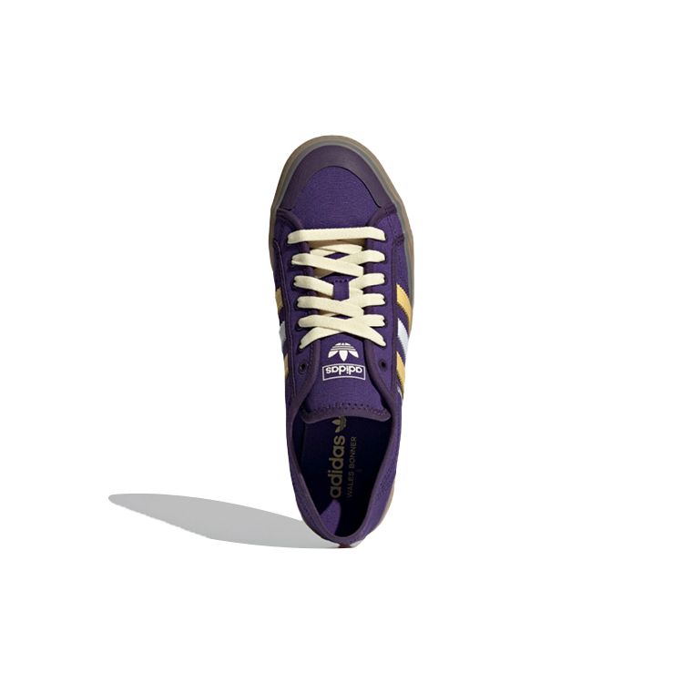 Wales Bonner x adidas Nizza Low Unity Purple Унисекс Кроссовки Желтый Золотистый-Металлик G58134