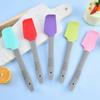 1PC Silicone Spatula Butter Cake Cream Scraper Blade Batter Brush Baking Tools Small Silica Gel Scraper Kitchen Baking Gadgets