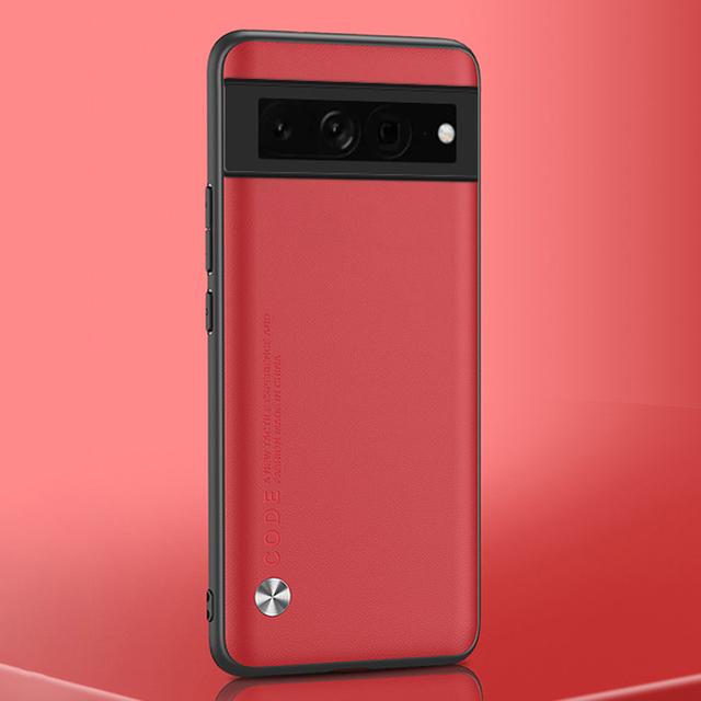 Роскошный простой чехол из искусственной кожи для Google Pixel 6 7 Pro 6A, задняя крышка, противоударный ультратонкий матовый силиконовый чехол для телефона Google Pixel 5 4 XL 4A 5A 5G