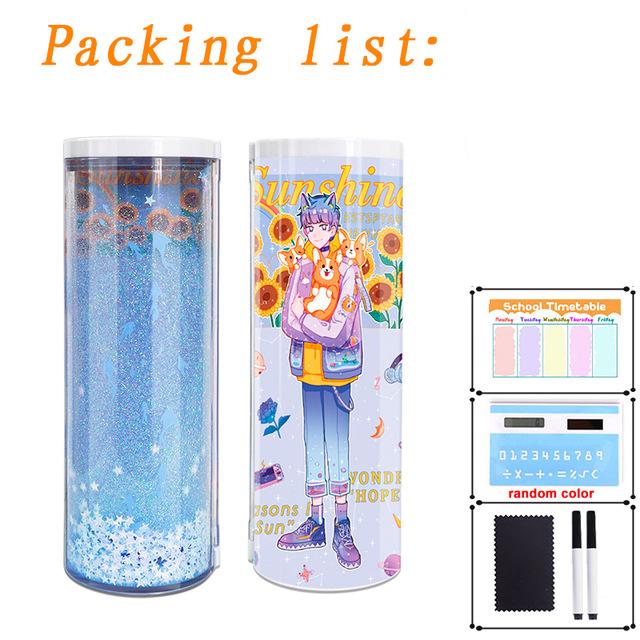 Электронный пенал для школы в японском стиле