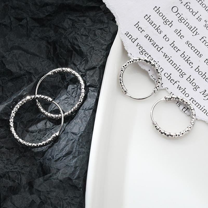 Блестящие серьги-каффы в цыганском стиле, нишевый дизайн, серьги-кольца в стиле холодного ветра, серьги для привлечения трафика в прямом эфире Douyin