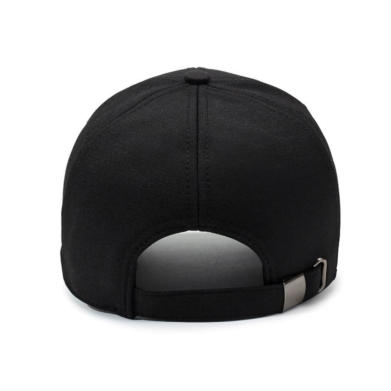 Осенне-зимняя теплая бейсбольная кепка для мужчин, кашемировая кепка для людей среднего и пожилого возраста