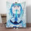Mikus Large Throw Blanket x Soft Plaid Knitted Blankets for Bed Sofa Luxury Decor