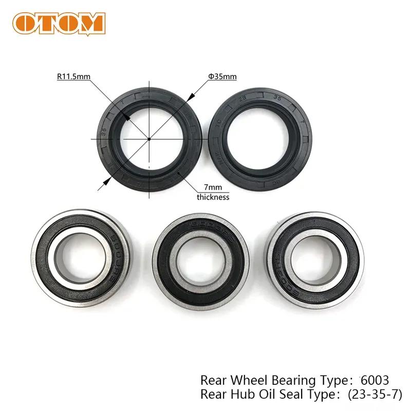 OTOM Motocross Front Rear Wheel Bearing Hub Oil Seal Kit For HONDA CRF150R CRF150RB Motorcycle Wheel Bearing And Seal Kit Part