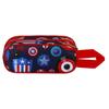 Trousse Double 3D - Captain America Patriot - Multicolore - Taille Unique