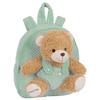 Sac à dos - Safta - Junior - Peluche amovible - Vert/Marron - Pour fille