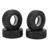 4 шт. 1,55-дюймовые мягкие резиновые колеса для Tamiya CC01 LC70 LC80 118 Air UTB18 Capra Remote