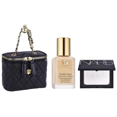 ESTEE LAUDER DW Жидкая основа и фиксирующая пудра Наборы для макияжа от NAS Контроль жирности Натуральное маскирующее Мягкий