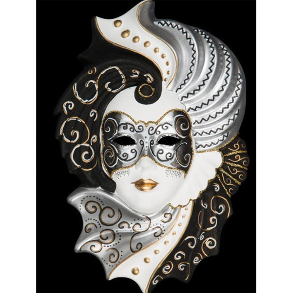 Набор для алмазной живописи, маска, картины из страз, 5D DIY, Алмазная вышивка, вышивка крестиком, портретная мозаика, настенное искусство