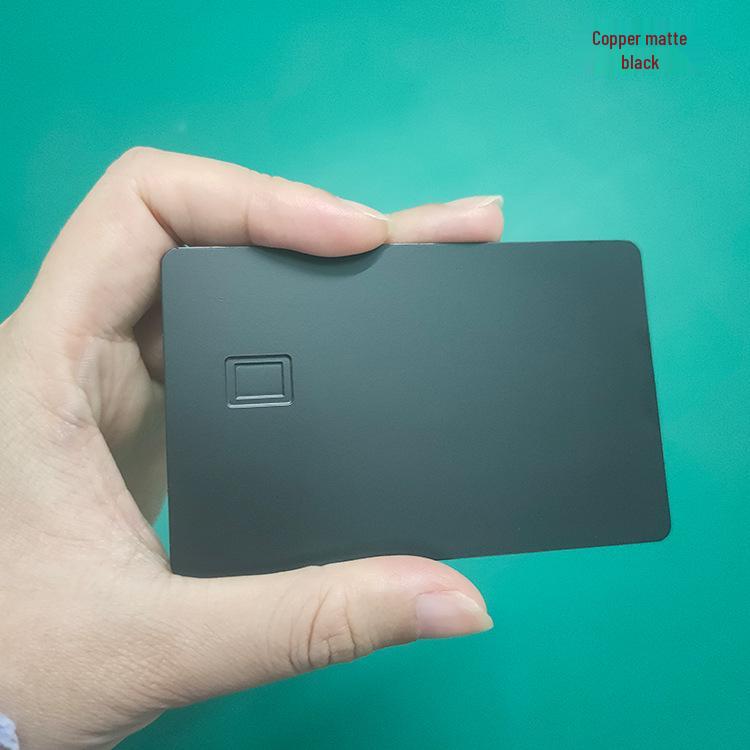 Premium 24K Gold-Plated 304 Stainless Steel Credit Card with IC Chip & Magnetic Stripe