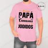 T Shirt for Men If Dad Can't Fix It We're Screwed Retro Spanish Father Papa Gift Men Motorcycle Clothing Casual Fashion T-shirt