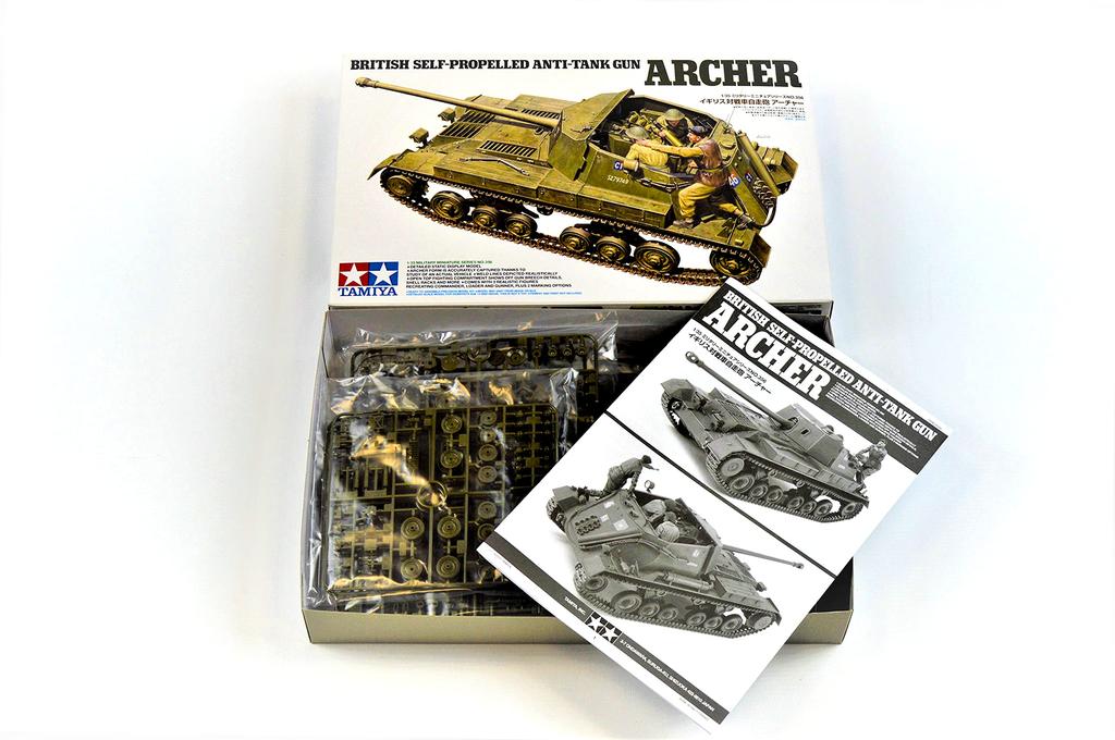 Tamiya Военная миниатюра, британская артиллерийская самоходная установка Archer, пластиковая модель 35356 1/35 № 356