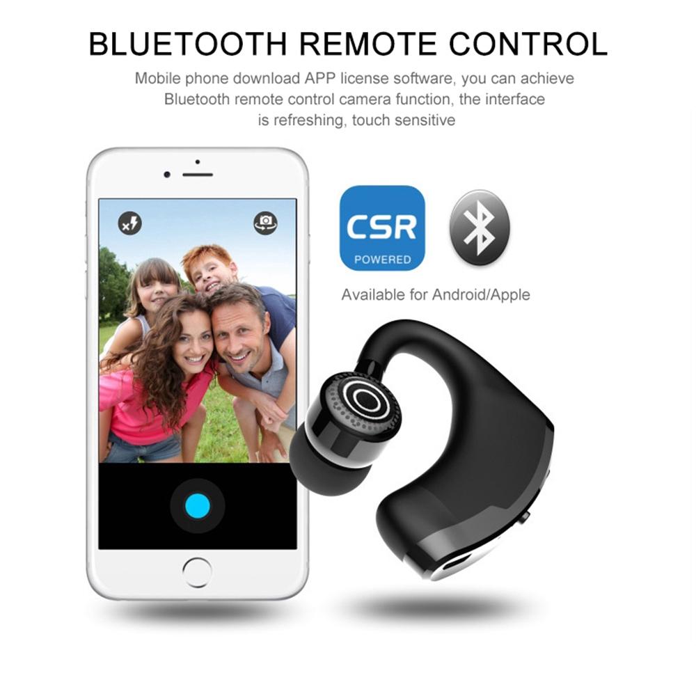 V9 Беспроводные Bluetooth 5.2 Наушники Handsfree Бизнес Одиночные Наушники С Микрофоном Ушной Крючок Сверхдлительный Режим ожидания Гарнитура Для iPhone Samsung Huawei
