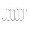 Stainless Steel S Hooks with Sharp Tip Utensil Meat Bedroom Clothes Hanger Hanging Hooks for Butcher Shop Kitchen Baking Tools