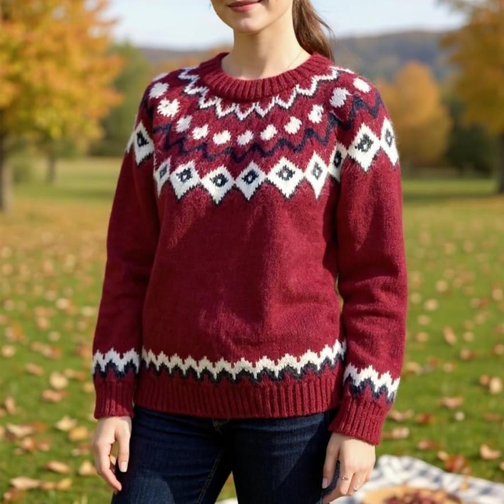 Женский модный свитер, круглый вырез, свободный пуловер, трикотажный свитер с длинными рукавами