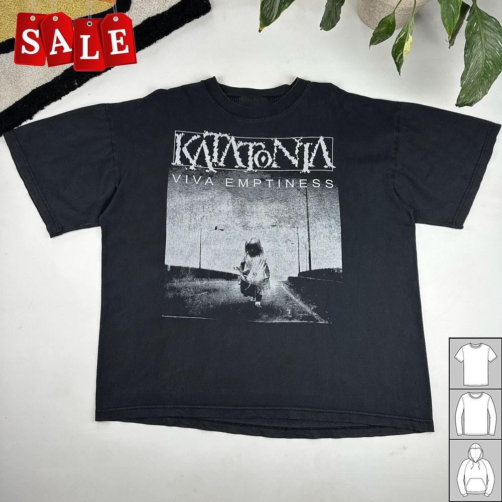Новая Katatonia Винтаж VTG Подарок для фанатов Унисекс S-5XL Футболка OS277 Унисекс Футболка