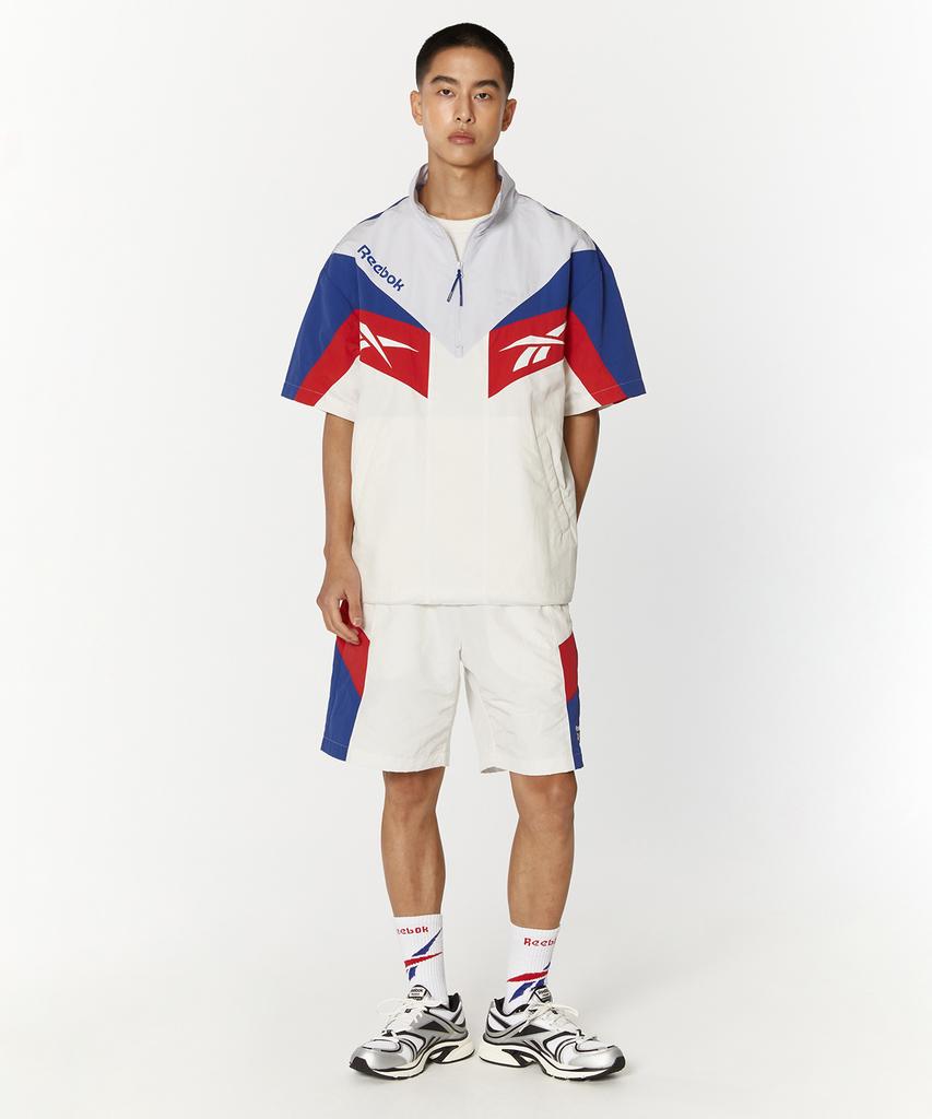 Reebok Анорак Twin Vector с коротким рукавом - Цвет: внебелый