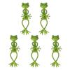 1/2/5pcs Green Frog Shape Plant Holder - Succulent Small Potted Plant Stabilizer, Garden Creative Decoration.