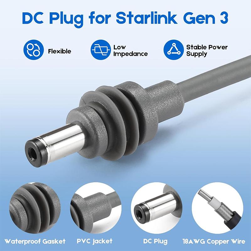 DC-DC Step-up Module 12V to 30V 3.5A 105W Power Supply 12V24V to 30V Booster with DC Power Cord Starlink Mini Step Up Power Cord