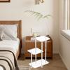 Acrylic Display Risers Side Table Compact Modern 3 Tier End for Kitchen Office Candies