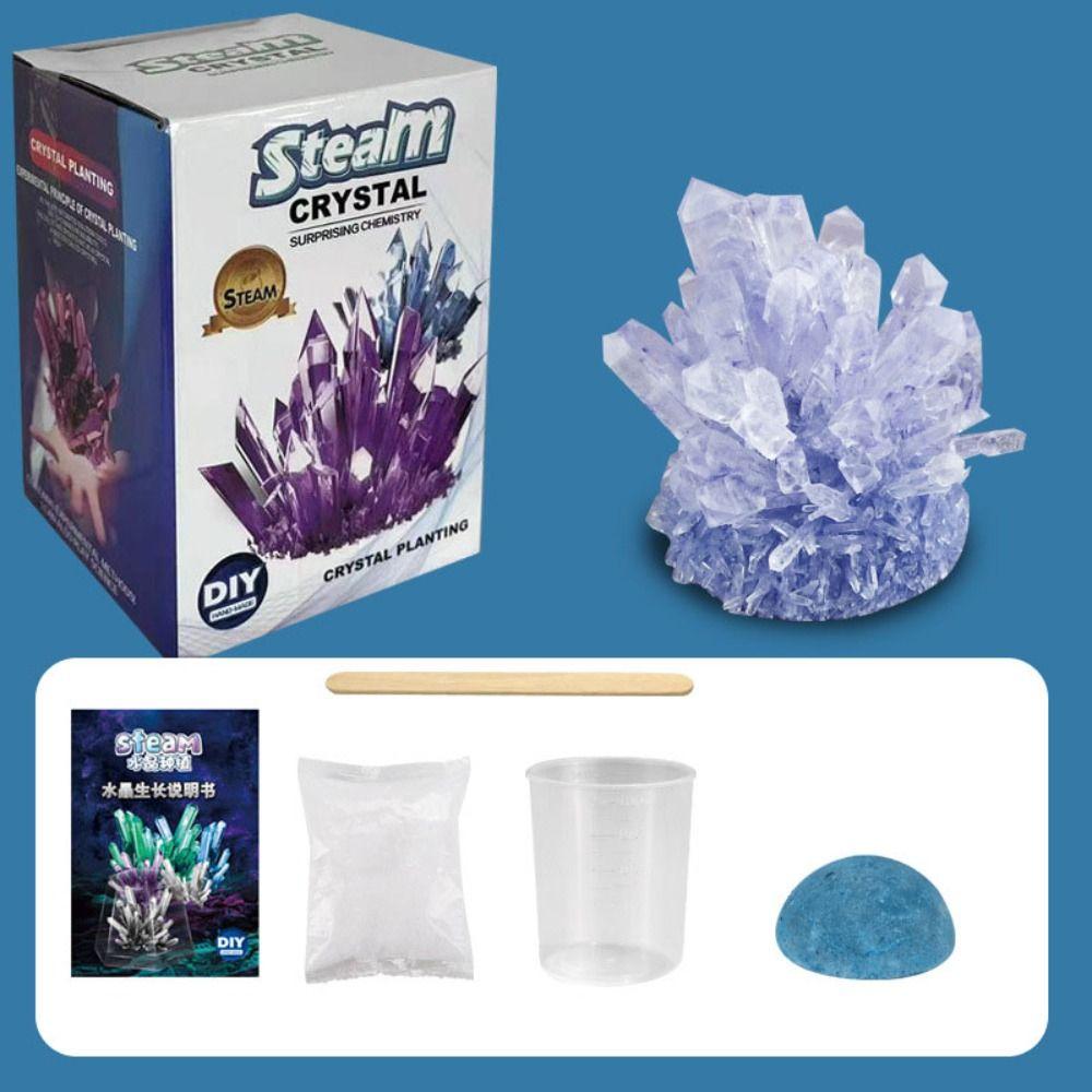 Grow a Crystal Science Experiments Toy Colored Crystals Crystal Making Kit Girls