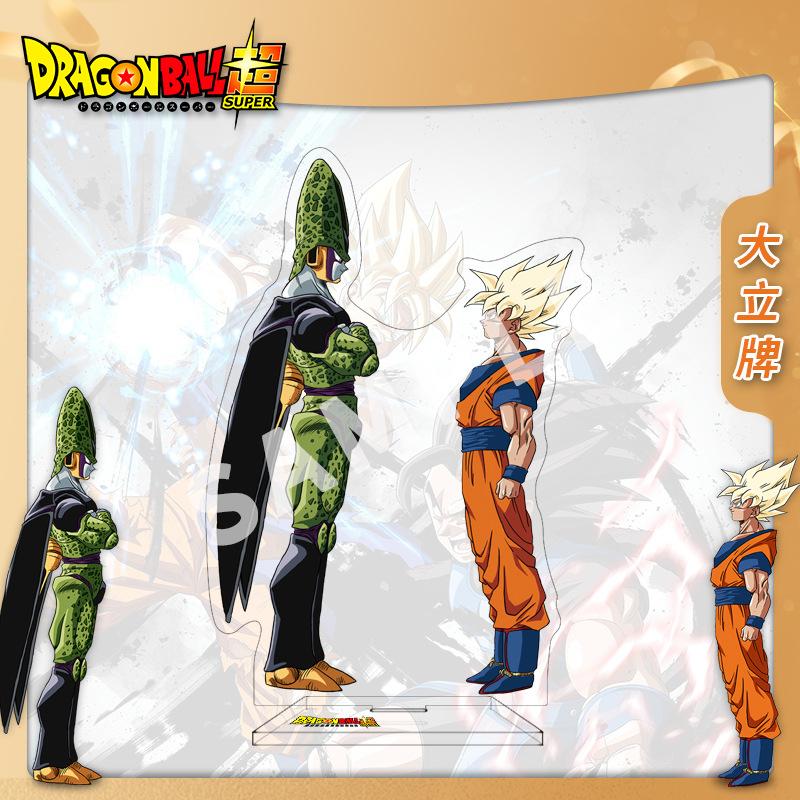 Акриловая подставка Dragon Ball Аниме Фигурка Двусторонняя Высокое Разрешение Коллекционная Подставка-стенд Мерч отличный для повседневного использования
