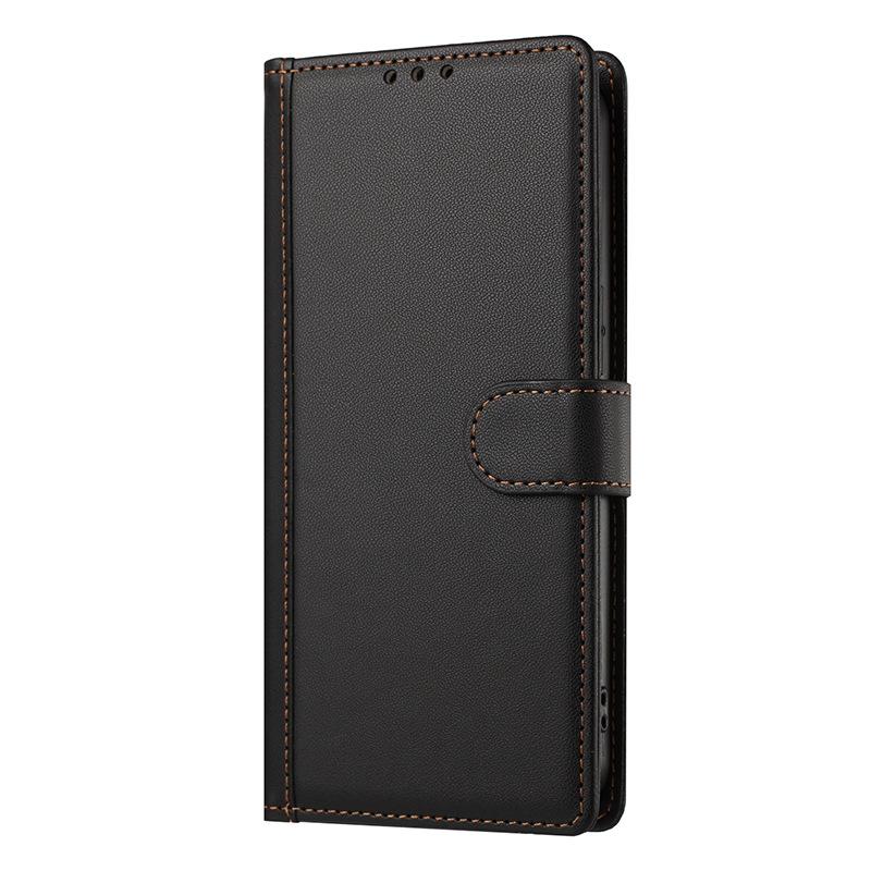 Flip cover mobile phone case is suitable for Apple 17E Samsung Iphone mobile phone leather case card magnetic splicing leather protection