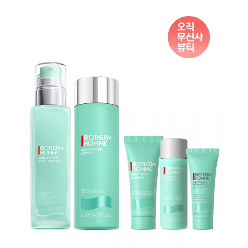 Biotherm [Toner+lotion] Aqua Power 2 Step Set  + Aqua Power Cleanser 40ml  Toner 30ml  Gel Pro 20ml 